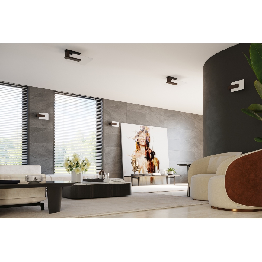 Applique murale LAPPO 1xE14/10W/230V wengé