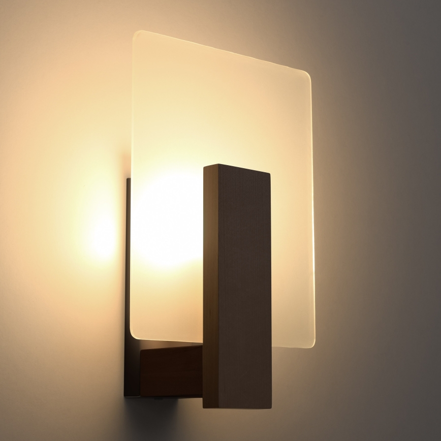 Wandleuchte LAPPO 1xE14/10W/230V Wenge
