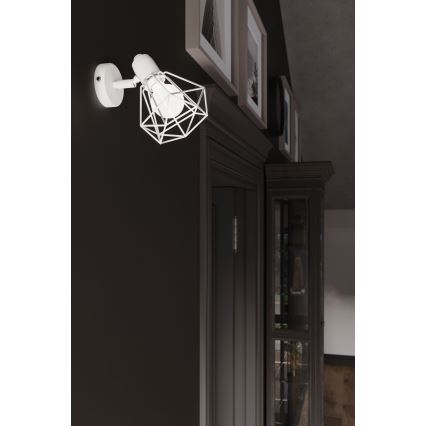 Lampada da parete a spot ARTEMIS 1xE14/40W/230V bianco