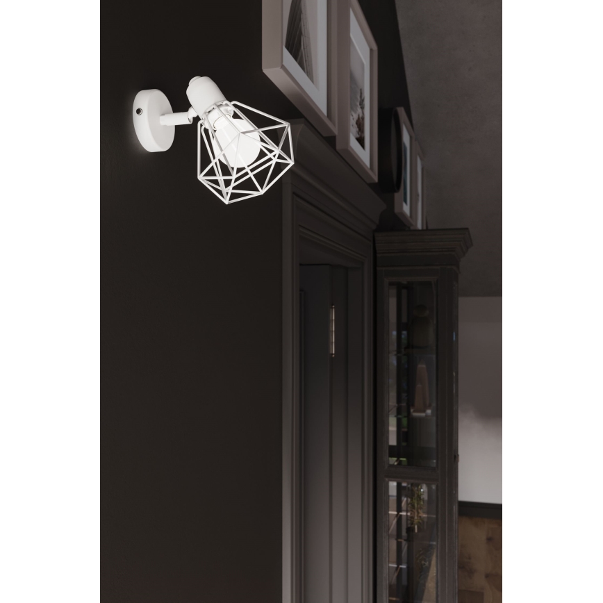 Lampada da parete a spot ARTEMIS 1xE14/40W/230V bianco