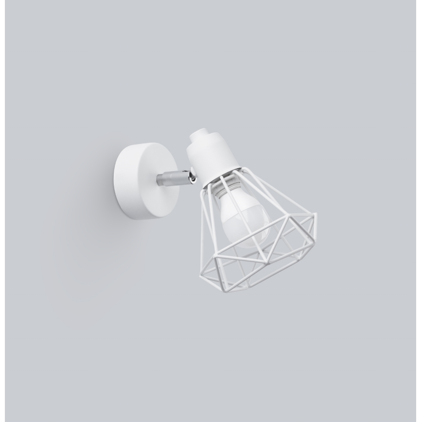 Lampada da parete a spot ARTEMIS 1xE14/40W/230V bianco