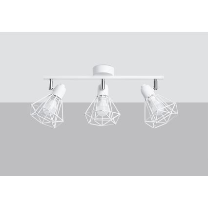 Lampada da soffitto ARTEMIS 3xE14/40W/230V bianco