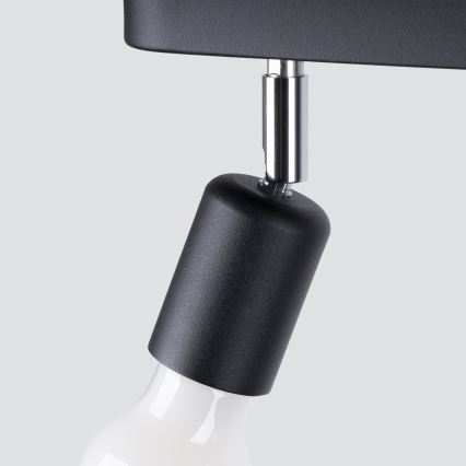 Lampada da soffitto FORNES 2xE27/60W/230V nero