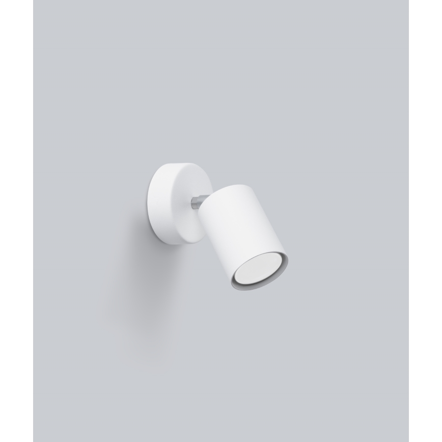 Lampada da parete a spot LEMMI 1xGU10/40W/230V bianco