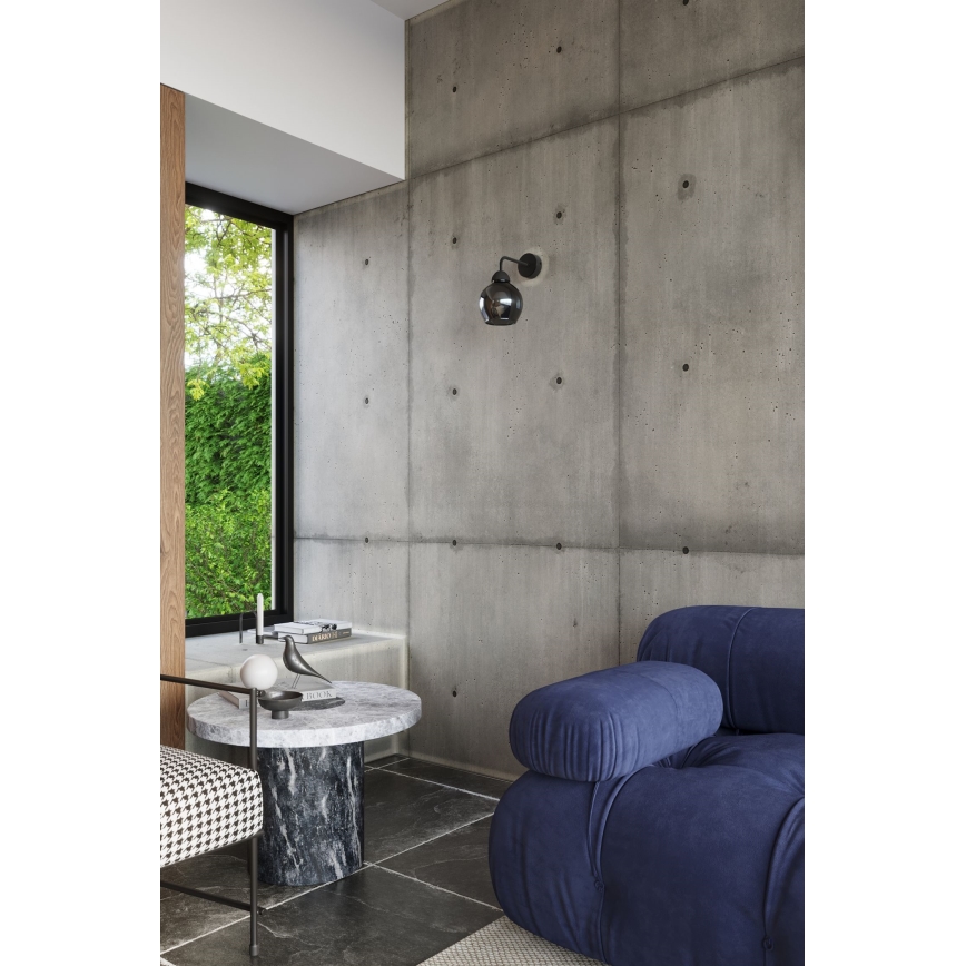 Applique ALINO 1xE27/60W/230V nero