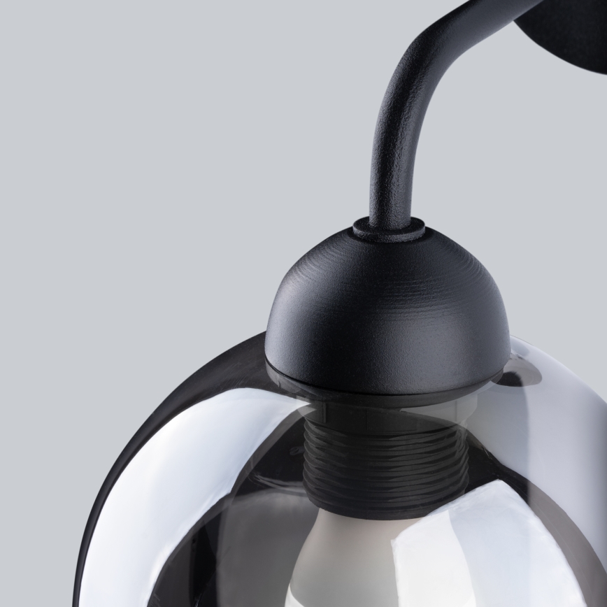 Applique ALINO 1xE27/60W/230V nero