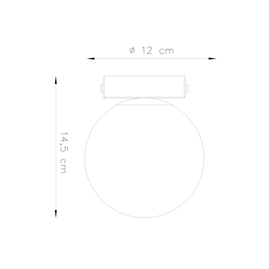Plafoniera YOLI 1xG9/12W/230V bianco