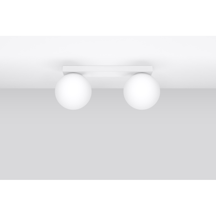 Lampada da soffitto YOLI 2xG9/12W/230V bianco