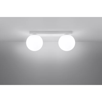 Lampada da soffitto YOLI 2xG9/12W/230V bianco