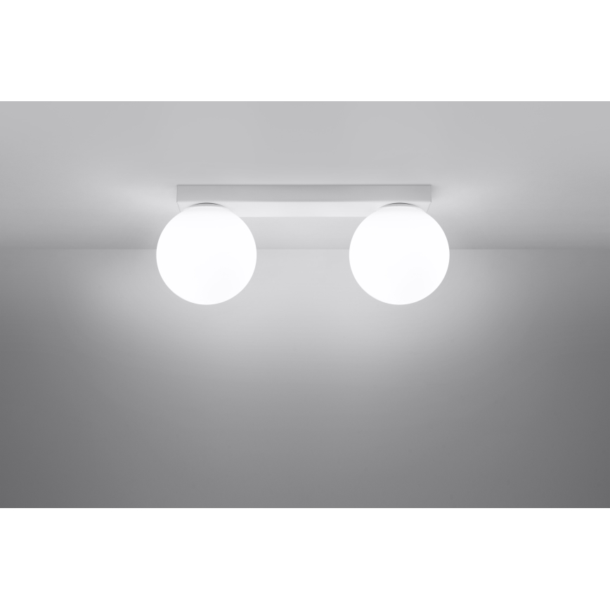 Lampada da soffitto YOLI 2xG9/12W/230V bianco
