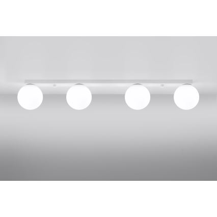 Lampada da soffitto YOLI 4xG9/12W/230V bianco
