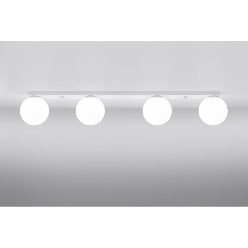 Plafonnier YOLI 4xG9/12W/230V blanc
