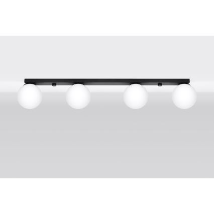 Plafoniera YOLI 4xG9/12W/230V nero