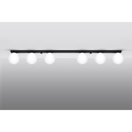 Plafoniera YOLI 6xG9/12W/230V nero