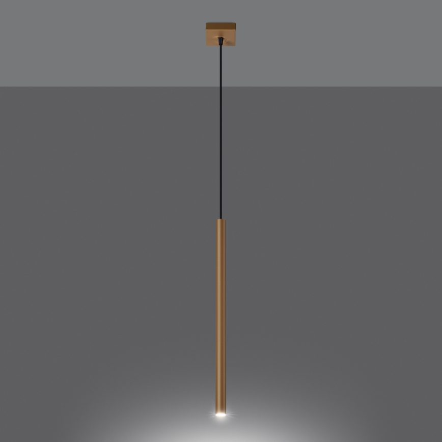 Suspension filaire PASTELO 1xG9/8W/230V doré