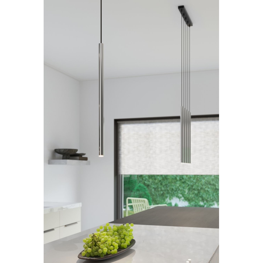 Suspension filaire PASTELO 1xG9/8W/230V chrome brillant