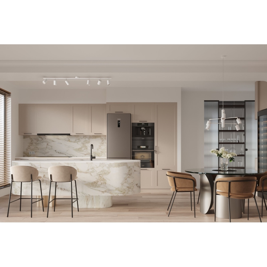 Lampadario a sospensione con filo LEMMI 6xGU10/10W/230V bianco
