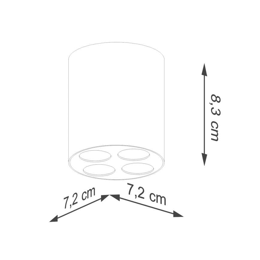 Spot LED ZOE LED/9W/230V blanc