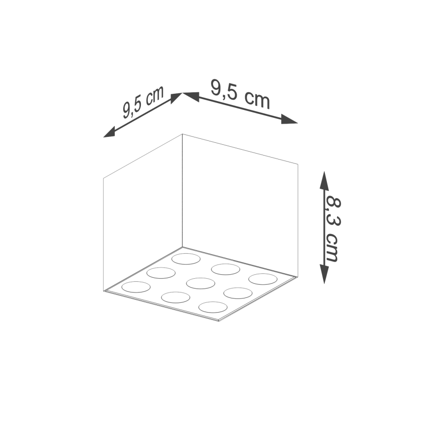 Faretto LED OZZY LED/16W/230V nero