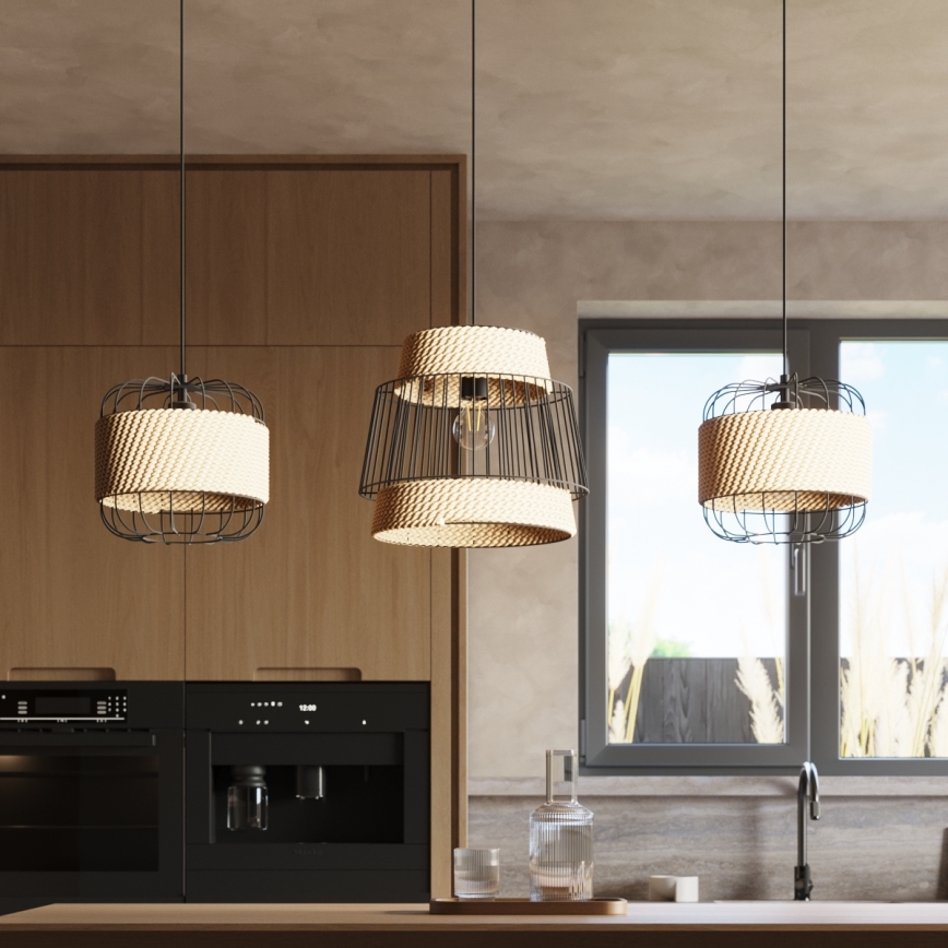 Lampadario a sospensione con filo FOST 1xE27/15W/230V