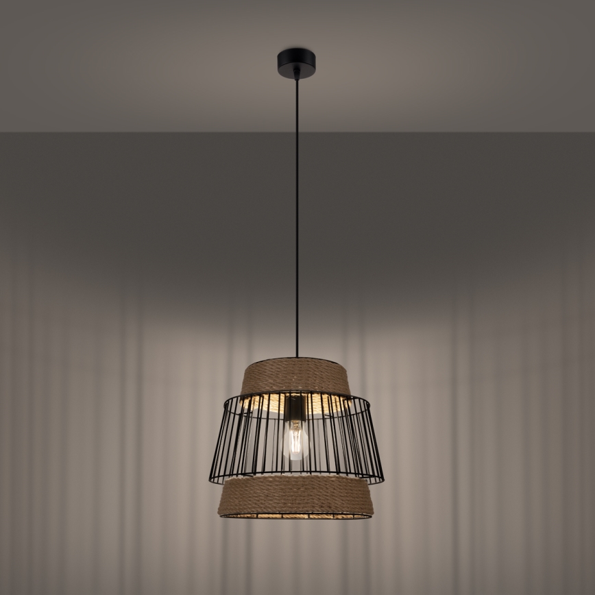 Hängeleuchte an Schnur BRILO 1xE27/15W/230V