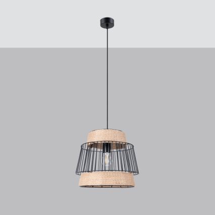 Hängeleuchte an Schnur BRILO 1xE27/15W/230V