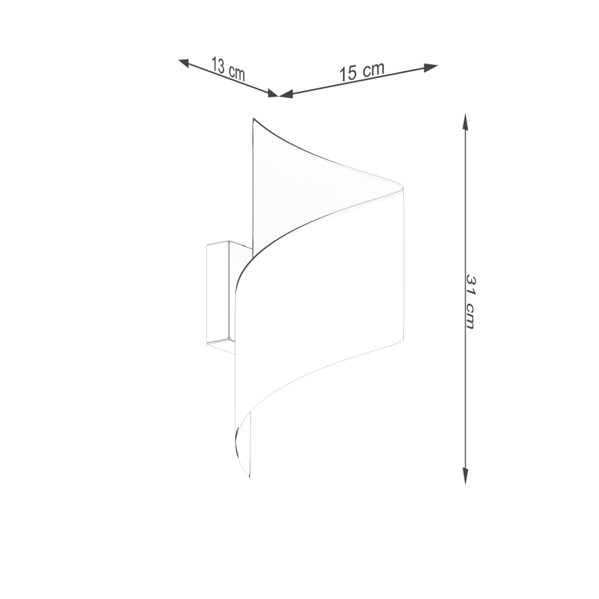 Applique TALASSA 1xG9/8W/230V bianco