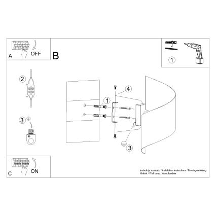 Applique TALASSA 1xG9/8W/230V bianco