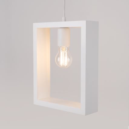 Suspension filaire ARIES 1xE27/15W/230V hêtre/blanc