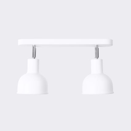 Faretto ELBA 2xE27/15W/230V bianco