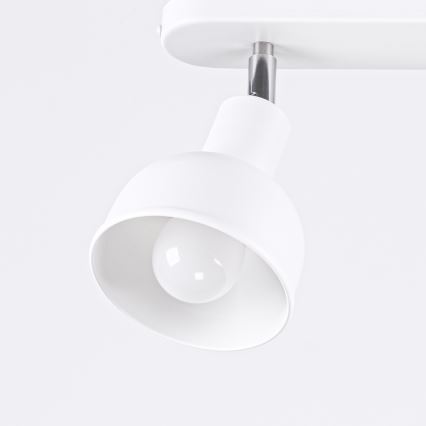 Faretto ELBA 2xE27/15W/230V bianco