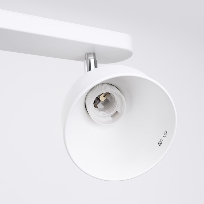Faretto ELBA 2xE27/15W/230V bianco