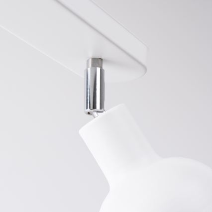Faretto ELBA 2xE27/15W/230V bianco