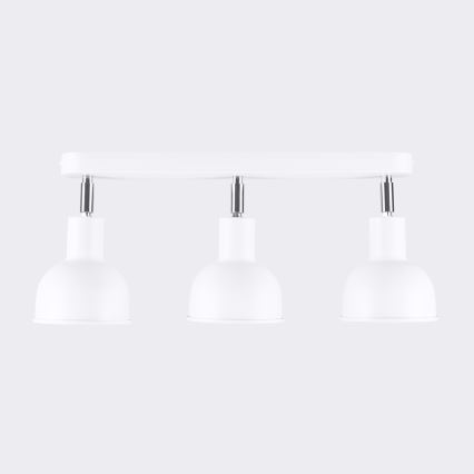 Faretto ELBA 3xE27/15W/230V bianco