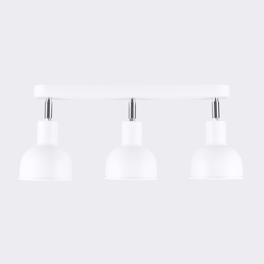 Faretto ELBA 3xE27/15W/230V bianco