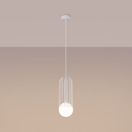 Suspension filaire BRINA 1xG9/8W/230V blanc