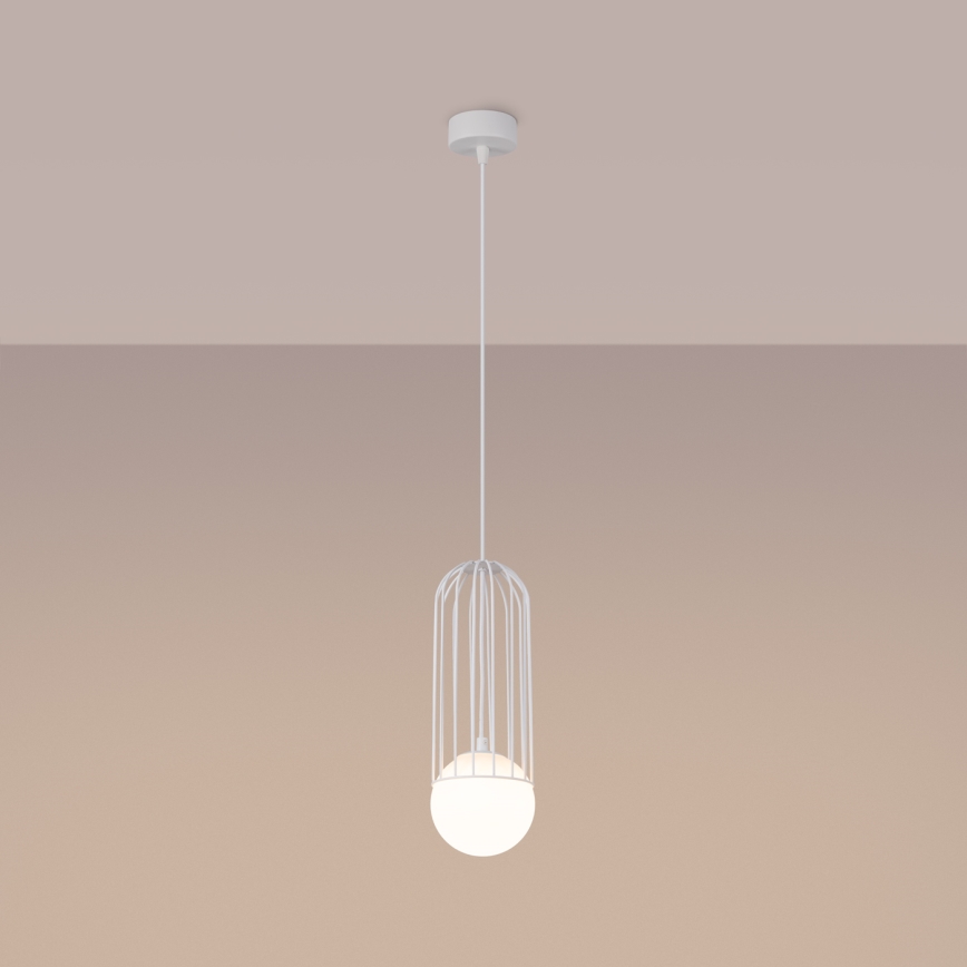 Suspension filaire BRINA 1xG9/8W/230V blanc
