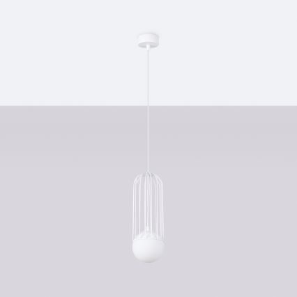 Suspension filaire BRINA 1xG9/8W/230V blanc