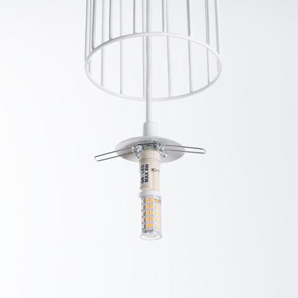 Suspension filaire BRINA 1xG9/8W/230V blanc