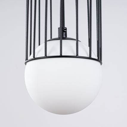 Lampadario a sospensione con filo BRINA 1xG9/8W/230V nero