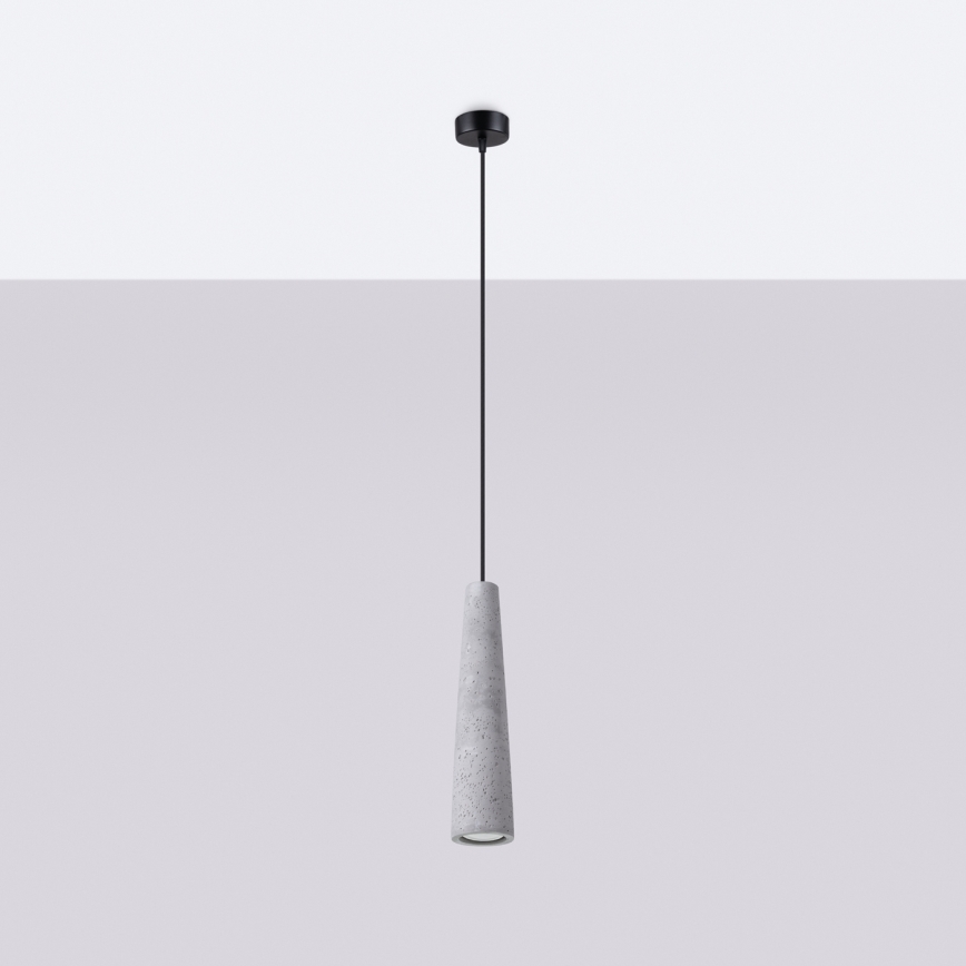 Suspension filaire ELECTRA 1xGU10/10W/230V béton/gris