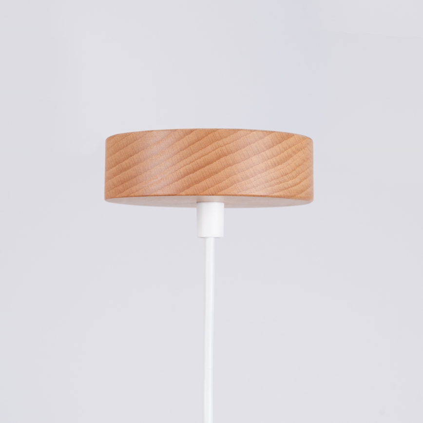 Suspension filaire MARION 1xE27/15W/230V d. 29,5 cm blanc