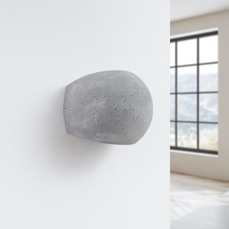 Applique da parete GLOBE 2xG9/8W/230V cemento/grigio