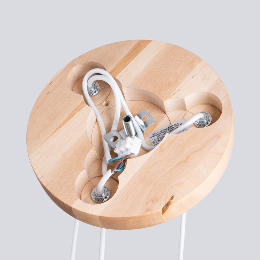 Suspension filaire PEKKA 3xG9/8W/230V blanc