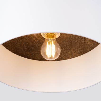 Plafonnier TELESTO 1xE27/15W/230V d. 35 cm blanc/marron