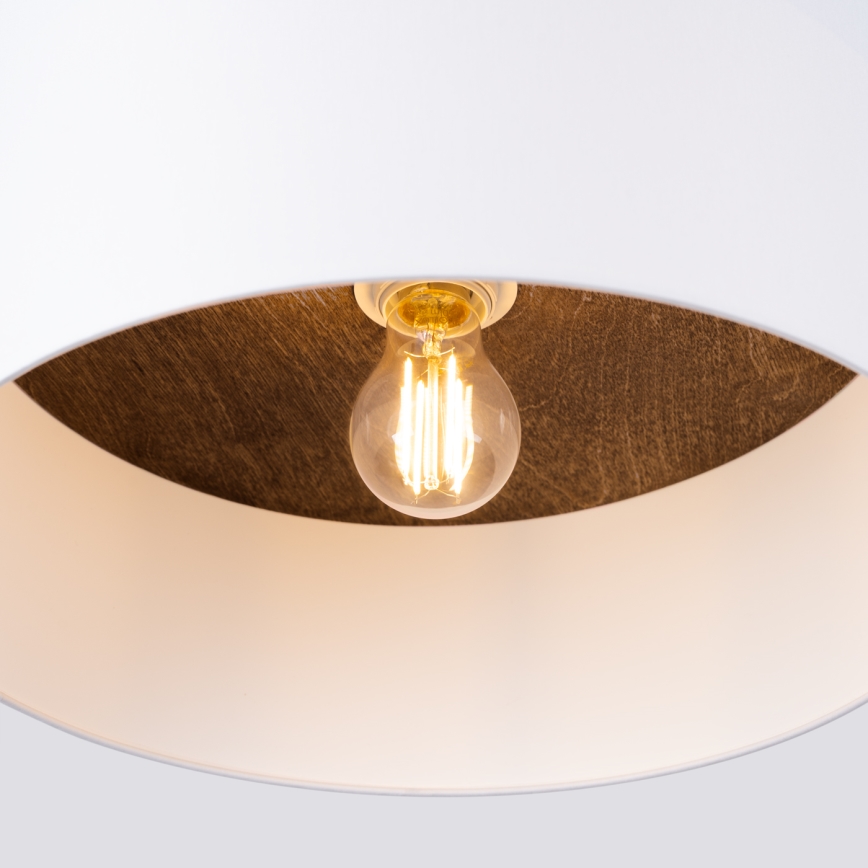 Plafonnier TELESTO 1xE27/15W/230V d. 35 cm blanc/marron