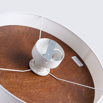 Plafonnier TELESTO 1xE27/15W/230V d. 35 cm blanc/marron