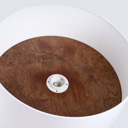 Plafonnier TELESTO 1xE27/15W/230V d. 35 cm blanc/marron