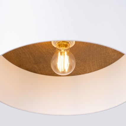 Plafonnier TELESTO 1xE27/15W/230V d. 35 cm blanc/beige