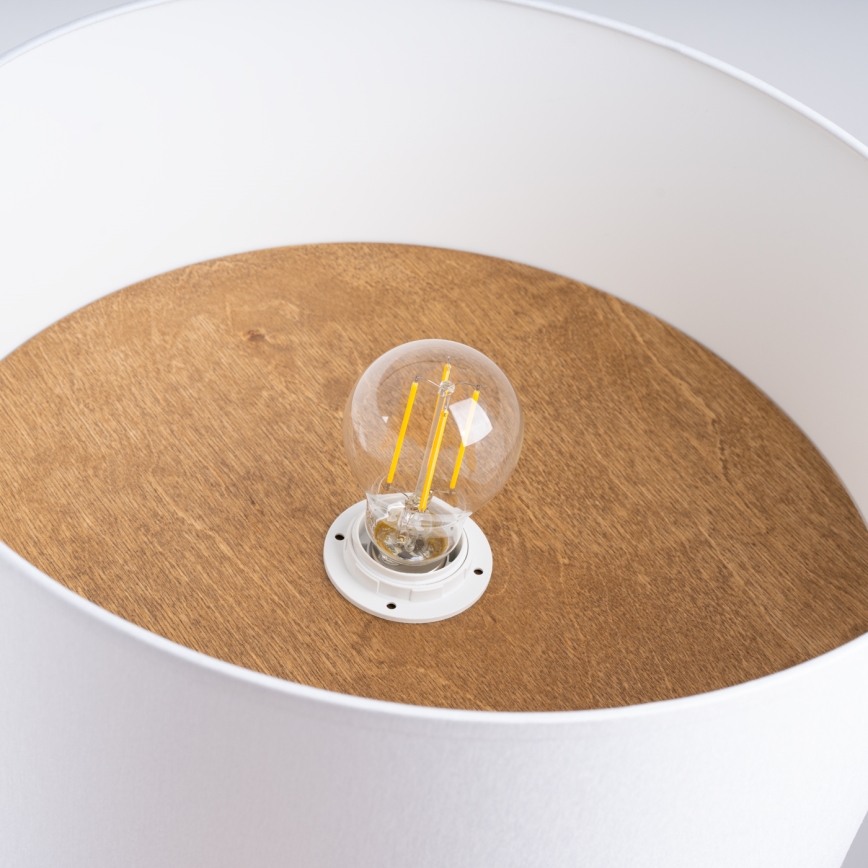 Plafonnier TELESTO 1xE27/15W/230V d. 35 cm blanc/beige